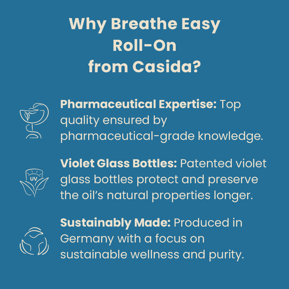 why Breath Easy blend roll on Casida