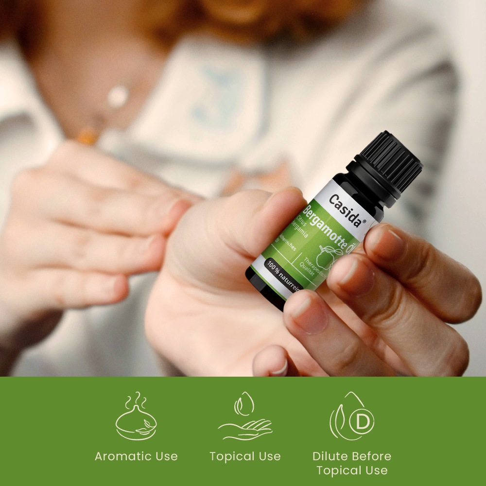 bergamot oil Casida application methods