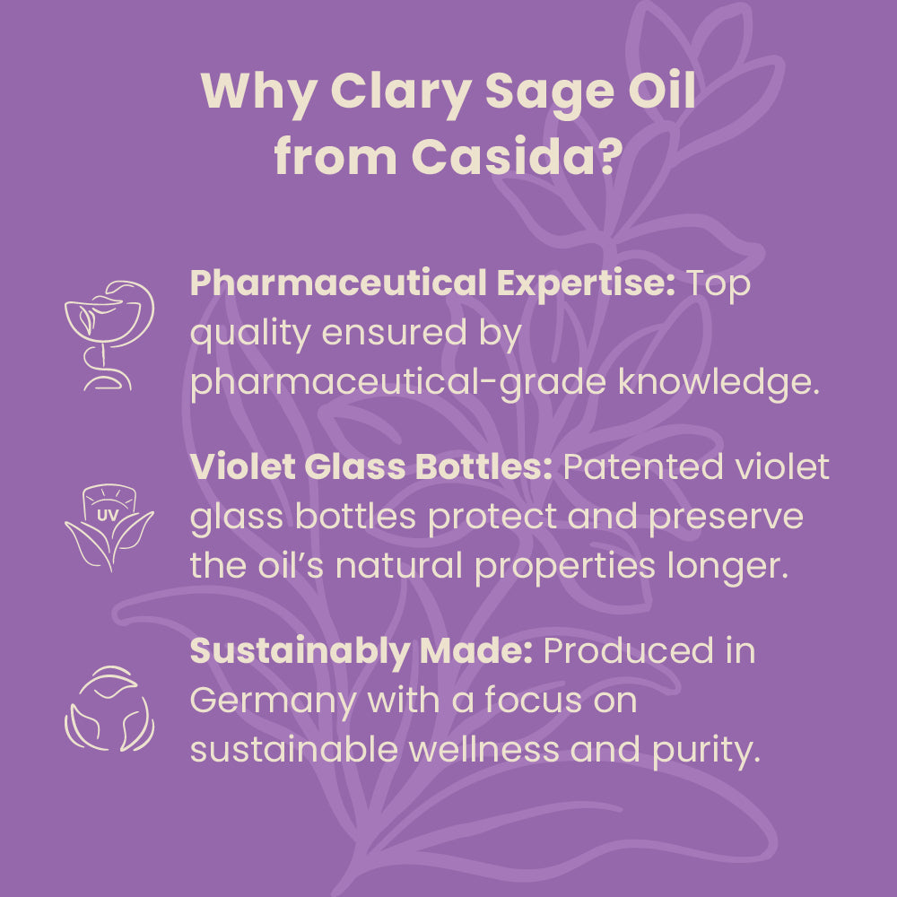 clary sage oil Casida competitive strenghts