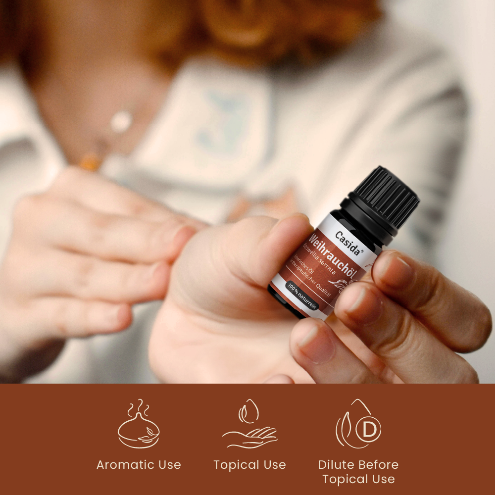 frankincense oil Casida application methods