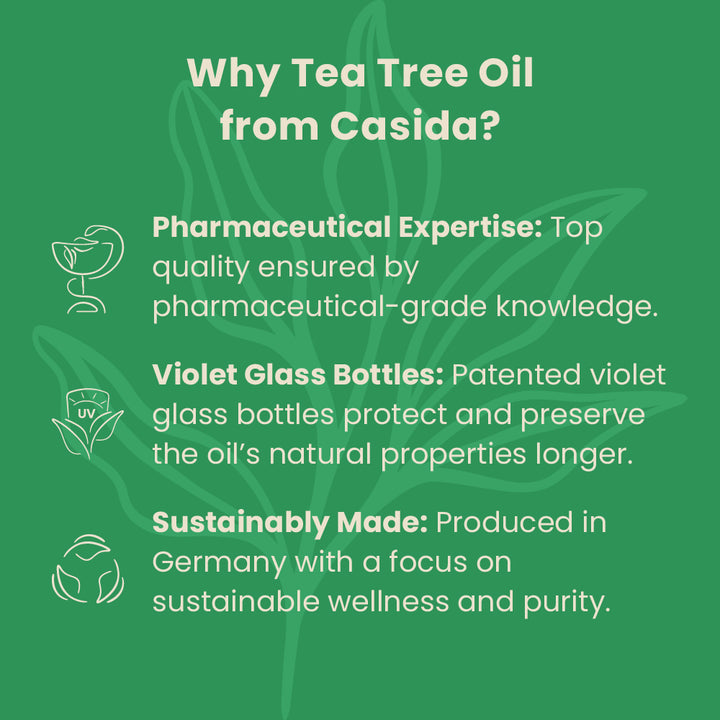 tea tree oil Casida competitive strengths 