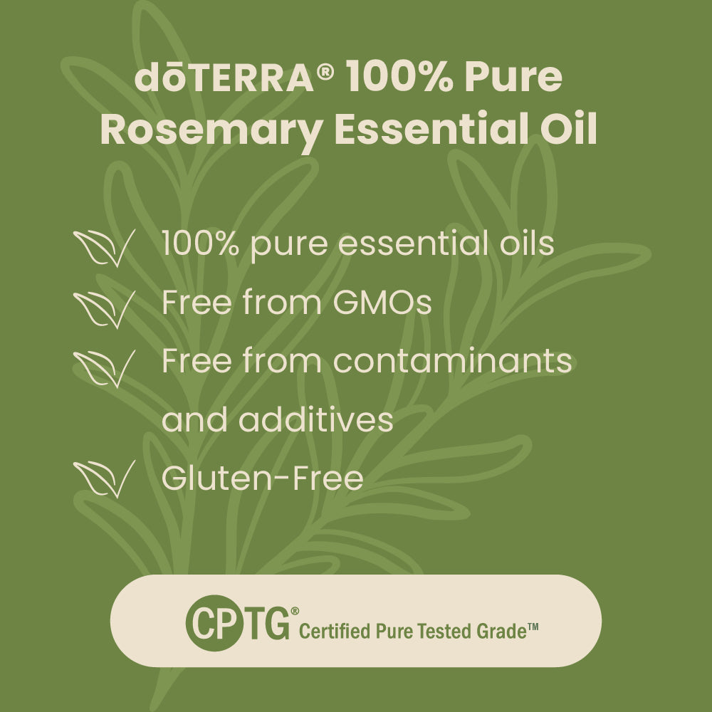 EN rosemary oil doTerra quality certification