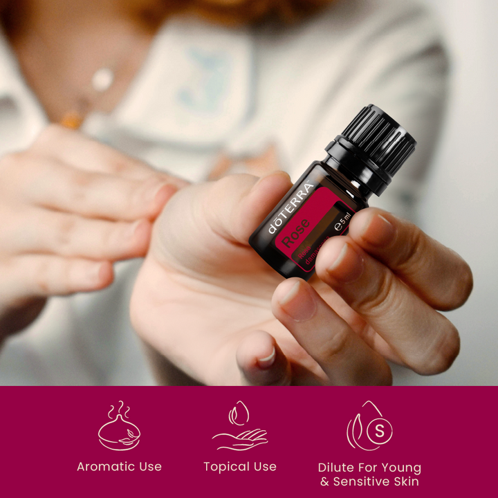 rose oil doterra application methods